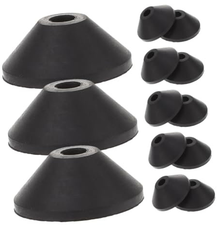 Housoutil 25pcs Sealing Ring Toilet Installation Kit Toilet Tank Parts Toilet Tank Gasket Toilet Tank Insulation Kit Toilet Tank Replacement Kit Rubber Washers for Toilet Screws Black