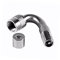 SOLUSTRE 2 Stück 45 Verlängerungsadapter Ventilschaftverlängerungen Autoadapter Motorradreifen Adapter für Schrader-Ventile motorradzubehör motorroller zubehör adapter Silver