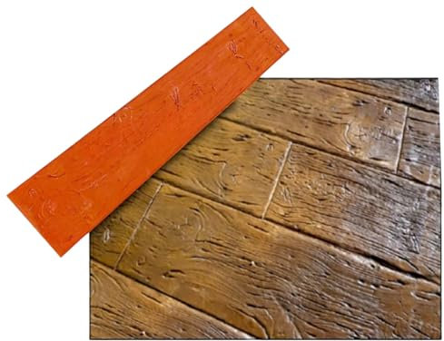 Molde para yeso impreso imitación piedra, pared impresa cemento impreso, modelo Antique Wood 3 de 120 x 25 cm aprox., para moldes de suelo y moldes para piedra