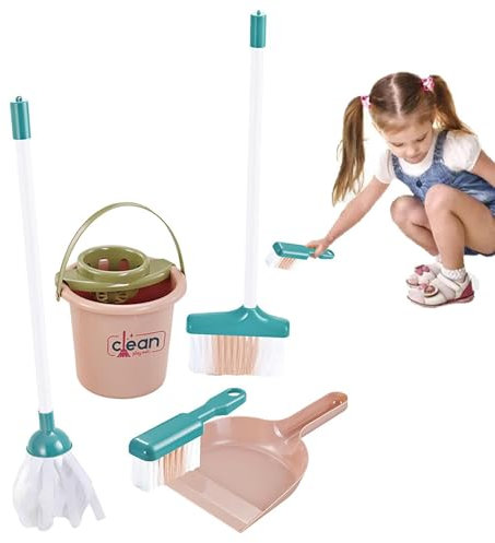 Cleaning Set for Children - Cleaning Trolley - Cleaning Trolley Set for Fiction Games | Cleaning Set for Children Cleaning Set Cleaning Set Cleaning Set Organiser Stand for Boys Girls