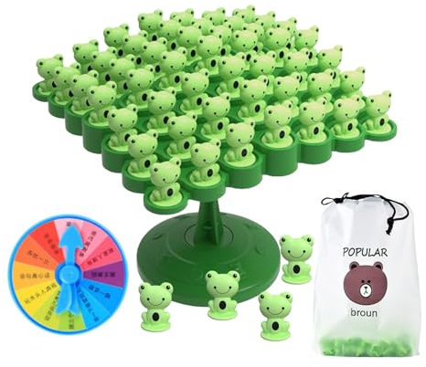 Jeu de société d'équilibre, grenouille, jouet d'équilibre, arbre de jeu, jeu d'équilibre, jeu de puzzle, jeu de grenouille, jeu de société pour enfants et adolescents