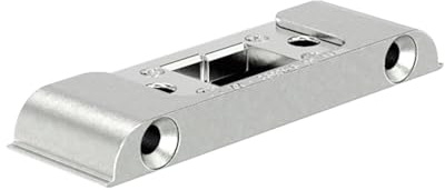 GU 6-33695-02-0-1 Plaques de fermeture pour serrure à levier de pliage (07), argent