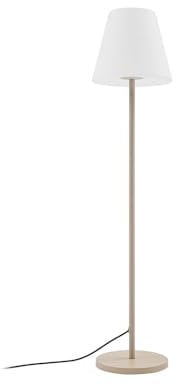 Lucande Stehlampe Terrassenlampe 150 cm, Stehleuchte Terrassenleuchte IP65 Außenleuchte mit Strom 1x E27 ohne Leuchtmittel Gartenlampe Outdoorstehlampe