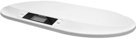 Babywaage 20kg Digitale Kinderwaage mit LED Anzeige Babywaagen, Digitalwaage für Neugeborene, | für Babys, Katzen, Hunden usw, Weiß