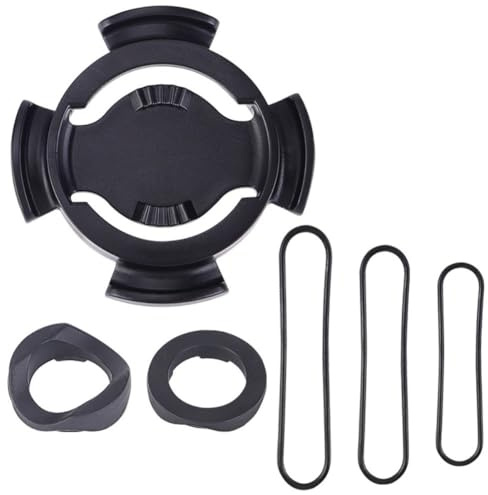 Gettimore Fahrradcomputer-Halterung aus Kunststoff für Lenkerhalterung – für Polar V650, M450, M460 – passend für Mountainbikes und Rennräder – 3 Gurte im Lieferumfang enthalten