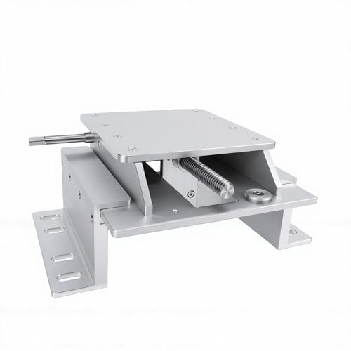 Vikye Adjustable Boat Jack Plate Manual 6in for Outboard Engine Compatibility Under Lightweight Aluminum
