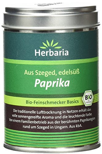 Herbaria Paprika edelsüss, 1er Pack (1 x 80 g Dose) - Bio
