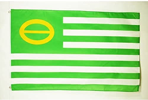 AZ FLAG - Flagge Umweltschützer - 150x90 cm - Grün Fahne 100% Polyester mit Messing-Ösen - 110g