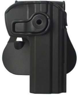 CZ 75 sp-01 Schatten, CZ75 sp-01 Tactical, CZ75 Kompaktes und CZ75D Compact Polymer Retention Roto Gun Holster mit abnehmbarer Mag Pouch schwarz