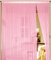 Kaikoon Fadenvorhang Vorhang Fadenstore Fadengardine Messe 90 cm x 240 cm rosa