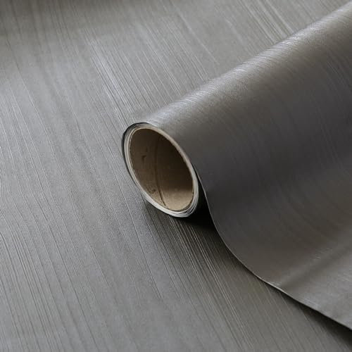 d-c-fix Möbel-Klebefolie Quadro Dark Grey Holz-Optik 67,5 cm x 1,5 m - Möbelfolie selbstklebende Deko-Folie Küche, Tisch, Schrank, Fensterbank, Küchenfronten Schrankfolie Holzfolie dunkel-grau