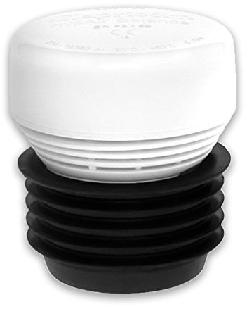 Rohrbelüfter HYPAIR Balance Mini Hab mit Mehrfachanschluss auf DN 32,40,50 und DN 63mm, Durchfluss 7,6 l/s
