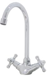 Cata Grifo GRU |Bimando | Caño G |, Acero Inoxidable