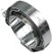 HFS(R) V-Band Clamp Stainless Steel 304 with Flange Male Female Quick Release for Exhaust System (2 IN)