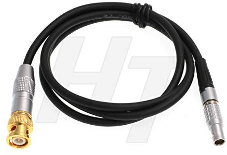 HangTon Timecode Sync Cable BNC to 5 Pin for Sound Devices Ambient ARRI Alexa Camera 100cm(BNC to 5pin)