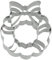 Birkmann, Plätzchen-Ausstechform Weihnachtskranz, 7,5 cm, Edelstahl, hochwertige Qualität, 198975