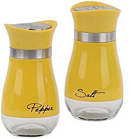 Servette Home Basic Salt & Pepper Shakers - Yellow