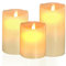 Bougies LED,bougie led flamme vacillante (Blanc chaud Sans télécommande)