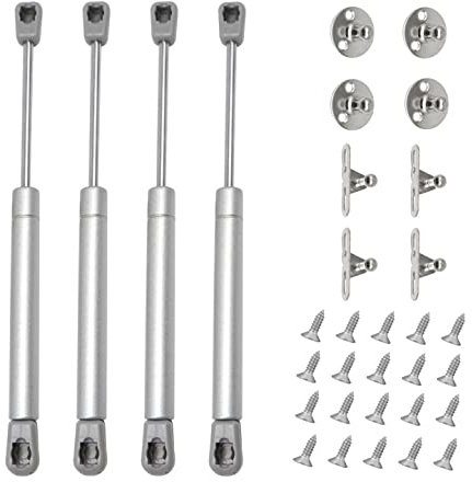 Herbst 4Pcs Gasdruckdämpfer 120N Gasdruckfeder Küchenschrank Gasfeder Möbel Dämpfer Schranktür für Küchenmöbel Schrank Bücherschränke (4, 120N)