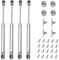 4Pcs Pistones a Gas 120N Amortiguadores Muebles Cocina Hidraulicos para Puertas de Cocina Resorte de Gas para Muebles de Cocina, Armario(4, 120N)