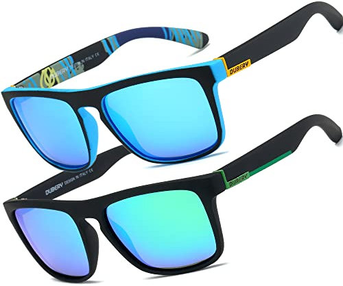 HGDGears Mens Sunglasses Polarized With UV400 Protection Lightweight Frame Sun Glasses for Outdoor