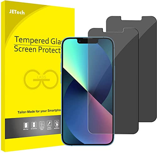 JETech Sichtschutz Kompatibel mit iPhone 13 mini 5,4 Zoll, Anti-Spähen Privatsphäre Schützen Folie, Hat Keinen Einfluss auf die Hülle, 2 Stück