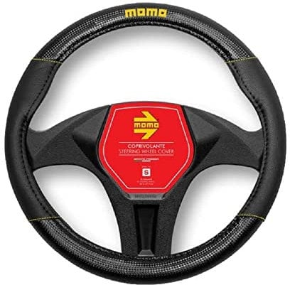 MOMO SUPERGRIP UNIVERSELL LENKRADABDECKUNG SCHWARZ UND GELB