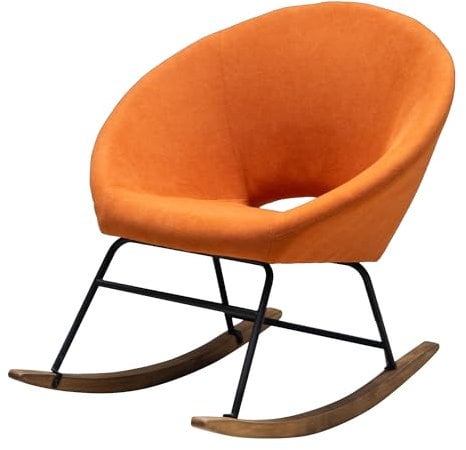 CHEHOMA - 60492710 - Naho - Schaukelstuhl - 76 cm Höhe - Orange