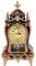 Joyzan Tischwecker, Wanduhr mit Pendel und Glockenspiel, Klassische Vintage-Tischuhr im europäischen Stil, antike Uhr für Zuhause, Wohnzimmer, Schlafzimmer[rotbraun]