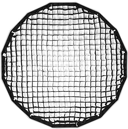 Andoer 120 cm / 47 Zoll Softbox Honeycomb Grid 16 Robs Tiefe Fotografie Parabolic Softbox Grid für Fotostudio