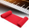 125 x 15 cm / 49.2 x 6.0 inches Piano Keyboard Cover, Piano Keyboard Dust Cover, Soft Cotton Dustproof Cloth Cleaning Care Overlay for 88 Key Electronic Keyboard (Red)