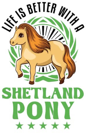 Shetland Pony Tagesplaner: Life is better with a Shetland Pony Shetty / Kalender 2023 & 2024 / Wochenplaner Tagesplaner Planer / Planungsbuch To-Do-Liste / 6x9 Zoll / 100 ausfüllbare Seiten