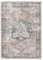 RugVista, Dhabi Oriental, Teppich, 120 x 180 cm, Rechteck, Kurzflor, Modern, Oeko-TEX Standard 100, Wohnzimmer, Schlafzimmer, Esszimmer/Küche, Flur, Büro, Nur chemisch reinigen, Terracotta/Blau
