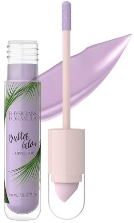 Physicians Formula Butter Glow Corrector, Neutralizes Dark Discoloration & Corrects Under-Eye Area, Infused with Illuminating & Moisture Boosting Ingredients- Yellow