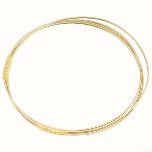 Haltbarer Messing-Gitarrengriffbrett-Bunddraht, verschiedene erhältlich für verschiedene Instrumente, verbessert Leistung und Aussehen von Gitarren (1,8 mm)