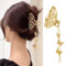 Pinza para el Pelo Mariposa, Pinzas de Cabello Mariposa, Pinza Cabello Metal, Pinzas para el Pelo Grandes, Clips de Garra Pelo, Hermosos Accesorios para el Cabello Para Niñas y Mujeres