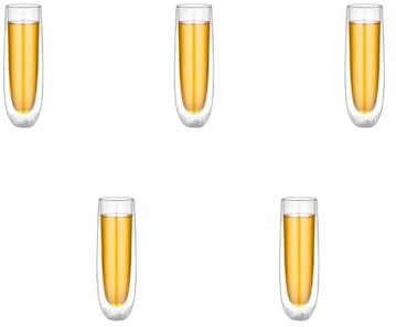 Verre à champagne à double paroi 150 ml avec poignée