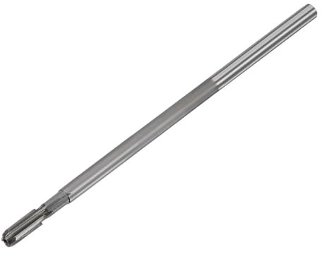 HAJMGUMC 10mm Spannmaschine Reibahle H7 Hartmetallspitze Gerade Nut 250mm Länge(5mm x 150mm)