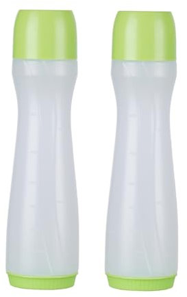 Qussedser Distributeur de crêpes manuel pour pâte à crêpes Bouteille de mélange Gâteau Pancake Pancake Pancake Bouteille Distributeur de pancakes Vert