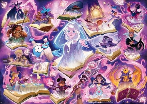 Erwachsenenpuzzle 1000 Teile - Disney Lorcana - Glimmers of The Realm: Amethyst