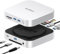ORICO 40 Gbps MiniLink Mac Mini M4 Dock, aluminio USB C Hub con doble carcasa SSD para M.2 NVMe, hasta 3000 MB/s, 3 USB 3.2, SD/TF 4.0, compatible con Mac mini M4/M4 Pro
