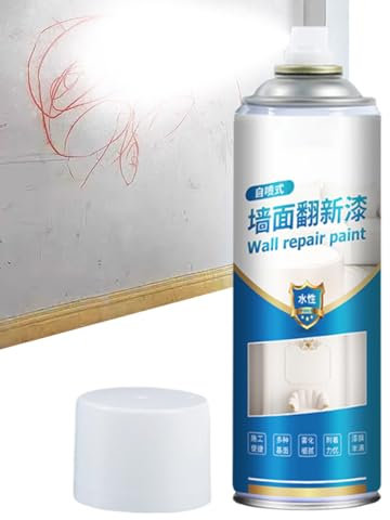 Pintura En Spray Para Techo, Pintura para Paredes 300ml, Adhesión Fuerte Secado Rápido Base Agua Recubrimiento Renovador Sellador para Graffiti Madera Coche Vidrio Muebles Hormigón