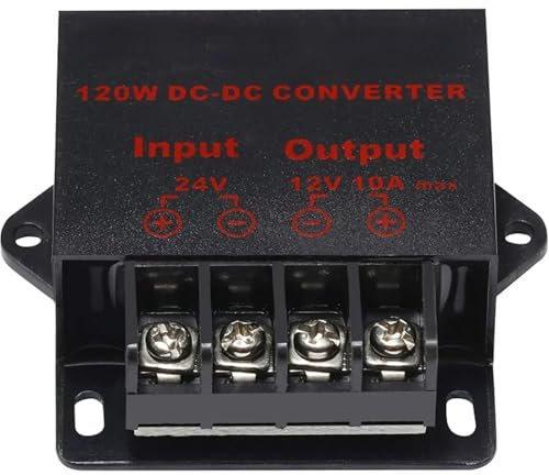 1 pz 24V a 12V 10A DC DC Converter Regolatore Auto Step Down Riduttore DC DC step-down modulo 12 volt stabilizzatore regolatore di tensione(24V TO 12V 10A)