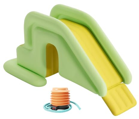 Tobogán acuático Inflable para - Juego al Aire Libre Anti-Bascular para Parque Infantil acuático | Accesorios de Deslizamiento para Piscinas hinchables, enterradas o Fuera del Suelo para