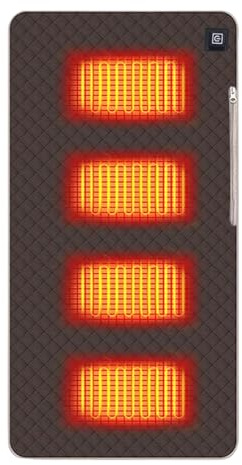 Mehrzweck-Heizdecke, 45 x 90 cm, elektrisch, beheizbar, breite Anwendung, ideal für Hüften, Taille, Schultern, Rücken