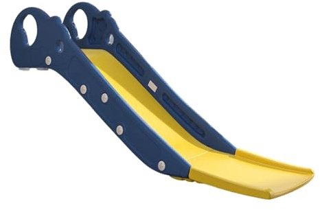 Sharplace Toboggan canapé pour enfants, toboggan gain de place avec pente allongée, jouet d'intérieur élargi pour enfants de 1 à 3 ans (filles et garçons), Bleu