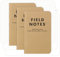 Field Notes Notizbuch, sortiert, 3er-Pack