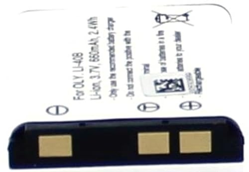 AGI 99880 Li-Ion 660 mAh 3,7 V Akku wiederaufladbar – Akkus (660 mAh,-Ionen (LiIon), 3,7 V, schwarz, 1 Stück (S))