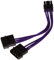 DeLOCK EPS – 2 x 4-polig – elektrische Kabel (EPS (8-polig) auf 2 x Molex (8-polig), gerade auf gerade, Kupfer)