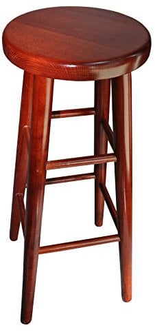 Magnetic Möbel Stück Holz Buche hell Heller Holzhocker Barstuhl Stuhl Barhocker 80 cm (Kirsche)